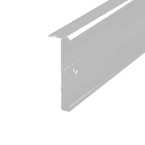 Trapprofiel PVC 271 Aluminium zilver